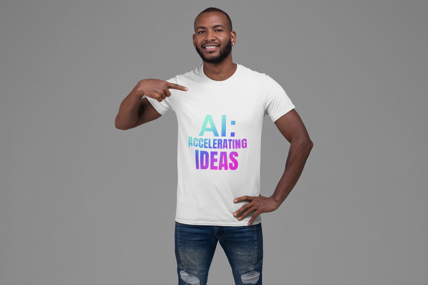 AI: Accelerating Ideas Unisex T-shirt