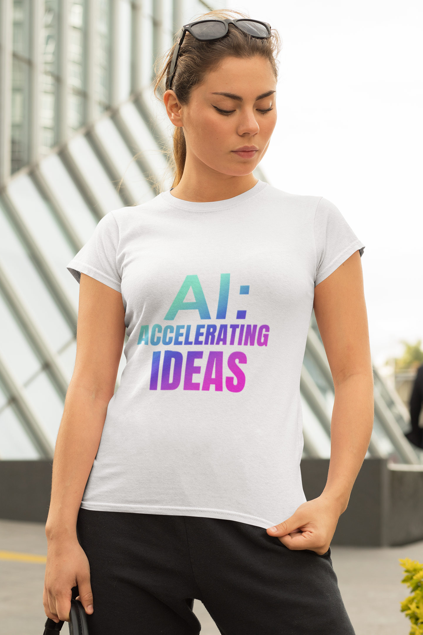 AI: Accelerating Ideas Unisex T-shirt